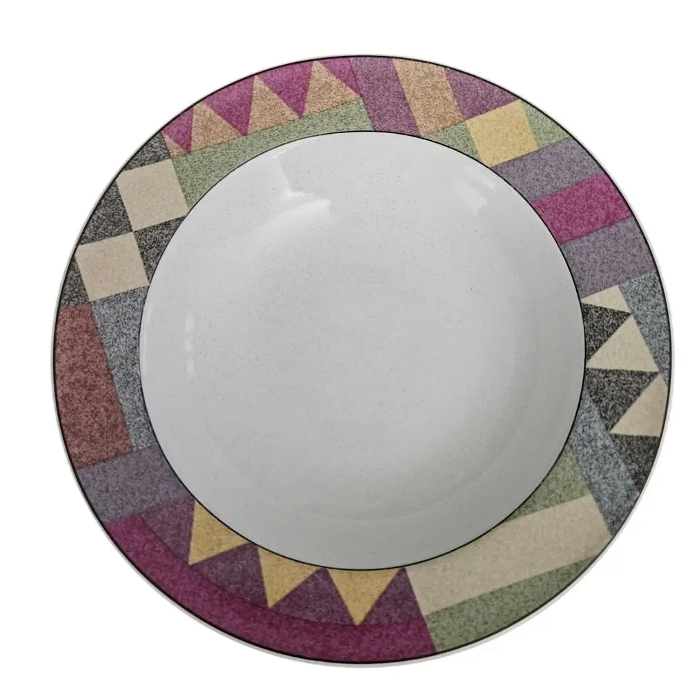 Studio Nova Palm Desert Y2216 Soup Cereal Bowls Geometric Set of 2 Japan